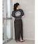 シアーコンビアイラインスカート