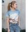 総柄フォトプリントTee