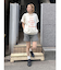 ニットハーフパンツ