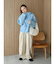 フェイクファーラウンドハンドバッグ