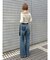 Levi's別注 RIBCAGE WIDE LEGデニム