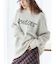 【WEB限定】ロゴルーズニット