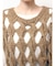 透かし編みデザインハンドニットベスト