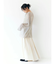 アルパカ混透かし編みニット