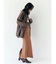 ルーズシルエットフェイクレザーブルゾン