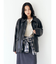 ルーズシルエットフェイクレザーブルゾン