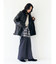 ルーズシルエットフェイクレザーブルゾン