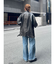 ルーズシルエットフェイクレザーブルゾン