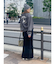 フィットベロアスカート