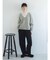 カシミヤ混ニットパンツ