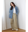 デニムルーズシャツ