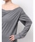 タックデザインオフショルロングスリーブTee