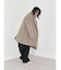 【Htage】モヘア混ロングシャギービッグジャケットコート