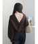 バックオープンデザインニット