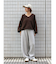 バックオープンデザインニット