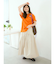 ギャザーデザインスカート