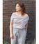 タックデザインオフショルTee
