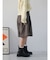 ワイドシルエットチノハーフパンツ