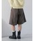 ワイドシルエットチノハーフパンツ