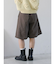 ワイドシルエットチノハーフパンツ