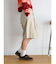 ワイドシルエットチノハーフパンツ