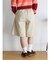 ワイドシルエットチノハーフパンツ