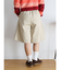 ワイドシルエットチノハーフパンツ