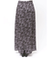 フラワープリントスカート