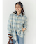ブリーチチェックルーズシャツ