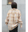 ブリーチチェックルーズシャツ