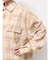ブリーチチェックルーズシャツ