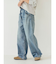 ウエストデザインルーズデニム