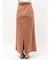 ピーチ起毛フィットフレアスカート