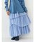 カットオフデザインラッフルスカート