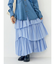 カットオフデザインラッフルスカート