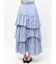 カットオフデザインラッフルスカート