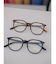 スクエアフレーム伊達メガネ