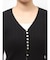 ボタンデザインニットカーディガン