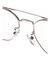 ダブルラインフレーム伊達メガネ