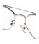 ダブルラインフレーム伊達メガネ