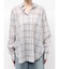 チェックルーズシャツ
