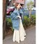 ギャザーデザインスカート