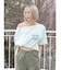 WAIPER別注 オフショルロゴTee