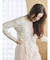 ビジューデザインシアーキャミワンピース