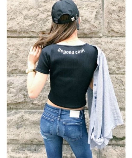 BACK RIPPEDスキニーデニムパンツ｜ジェイダの通販｜&mall