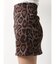 レオパードタイトスカート
