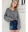 2WAYメッシュブリーチショートニット TOPS
