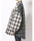中綿キルティングチェック ジャケット