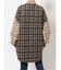 中綿キルティングチェック ジャケット