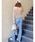 グラインダーオフショルニット TOPS